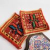 Handgewebter persischer Kilim-Untersetzer für Zuhause & Küche