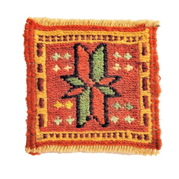 Handgewebter persischer Kilim-Untersetzer für Zuhause & Küche