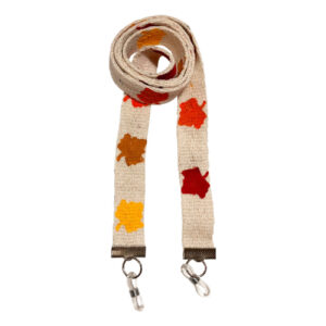 Brillenband – Fallblätter-Creme-Design
