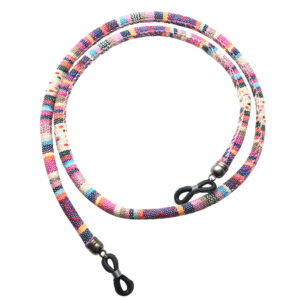 Brillenband – Handgefertigtes Streifen-Design