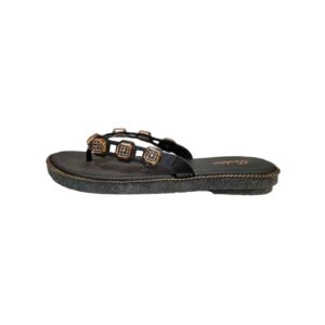 Flip Flop Strand Hausschuhe für Damen Schwarz