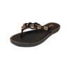 Flip Flop Strand Hausschuhe für Damen Schwarz
