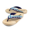 Flip Flop Zehenschlappen für Damen Kariertes Design