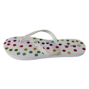 Flip Flop Zehenschlappen für Damen mit Punktmuster