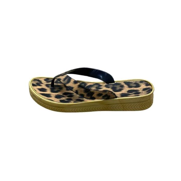 Flip Flop Zehenschlappen mit Leopardenmuster für Damen