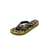 Flip Flop Zehenschlappen mit Leopardenmuster für Damen
