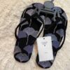 Flip Flop Zehenschlappen mit Samt für Damen