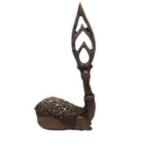 Dekorative Braune Gazelle Figur für Wohnkultur – Elegante Wildtier-Skulptur