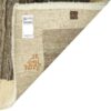 Echter persischer Gabbeh-Wollteppich handgewebt in Fars braun