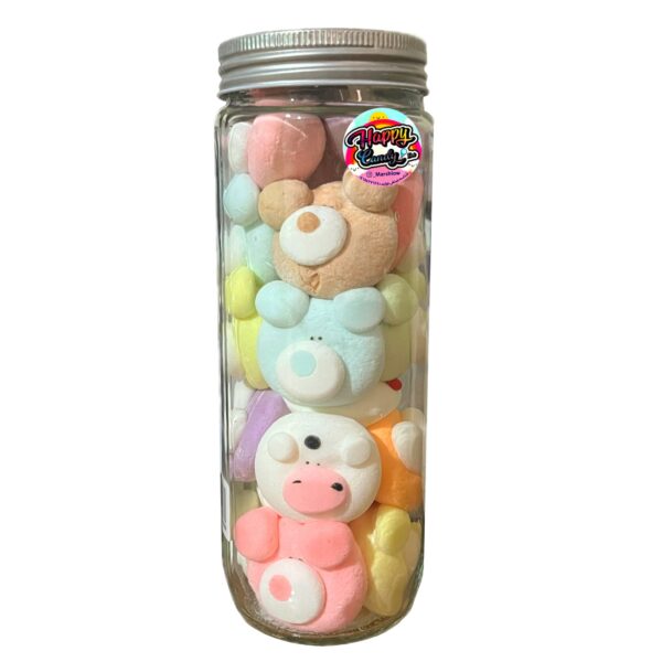 Halal Marshmallow Pack – Süßes Tiermotiv im Glas (130 g)