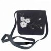 Handgefertigte Crossbody Schultertasche mit Leder - Damen Edition