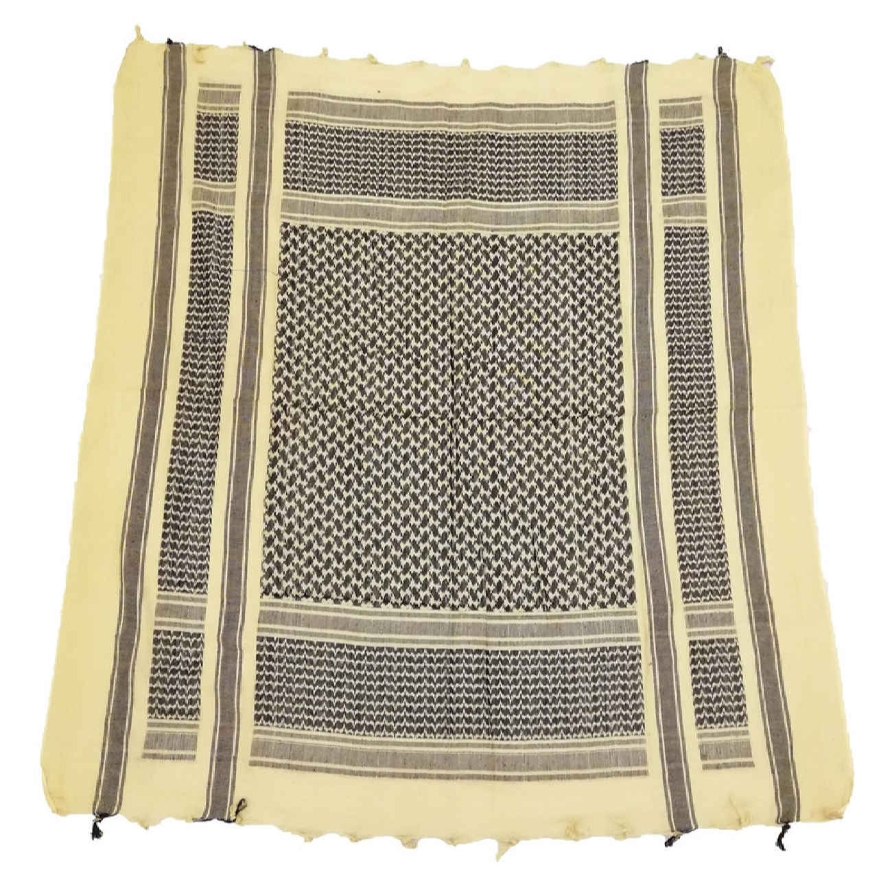 Atmungsaktiver Baumwoll-Keffiyeh – Antitranspirantes Arabisches Tuch für Kopf & Hals