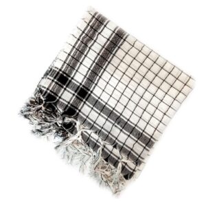 Traditioneller Kariert-Keffiyeh-Schal – Arabisches Kopftuch zum Schutz vor Sonne & Sand