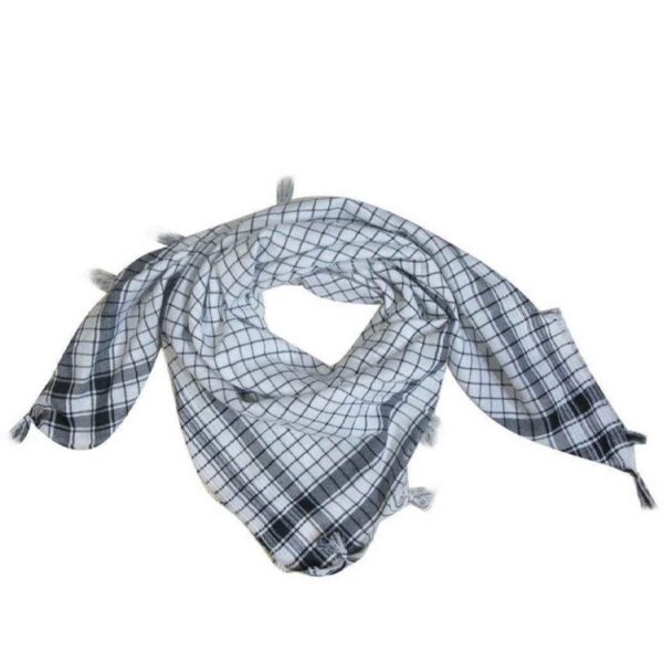 Polyester-Wüstenschal – Traditioneller Keffiyeh für Kopf- & Gesichtsbedeckung