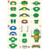Intellektuelles Spielzeug: Ninja Turtles TMNT Bausteine – 455 Teile ab 3 Jahren