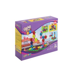 Toptoy: Getriebebox-Bausteine – Kreatives Set ab 3 Jahren, 60 Teile