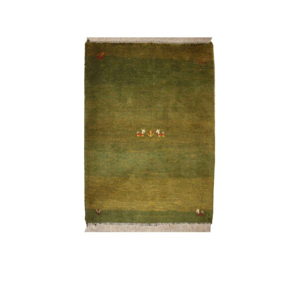 Echter persischer Gabbeh-Wollteppich handgewebt in Fars Baum-Motiven