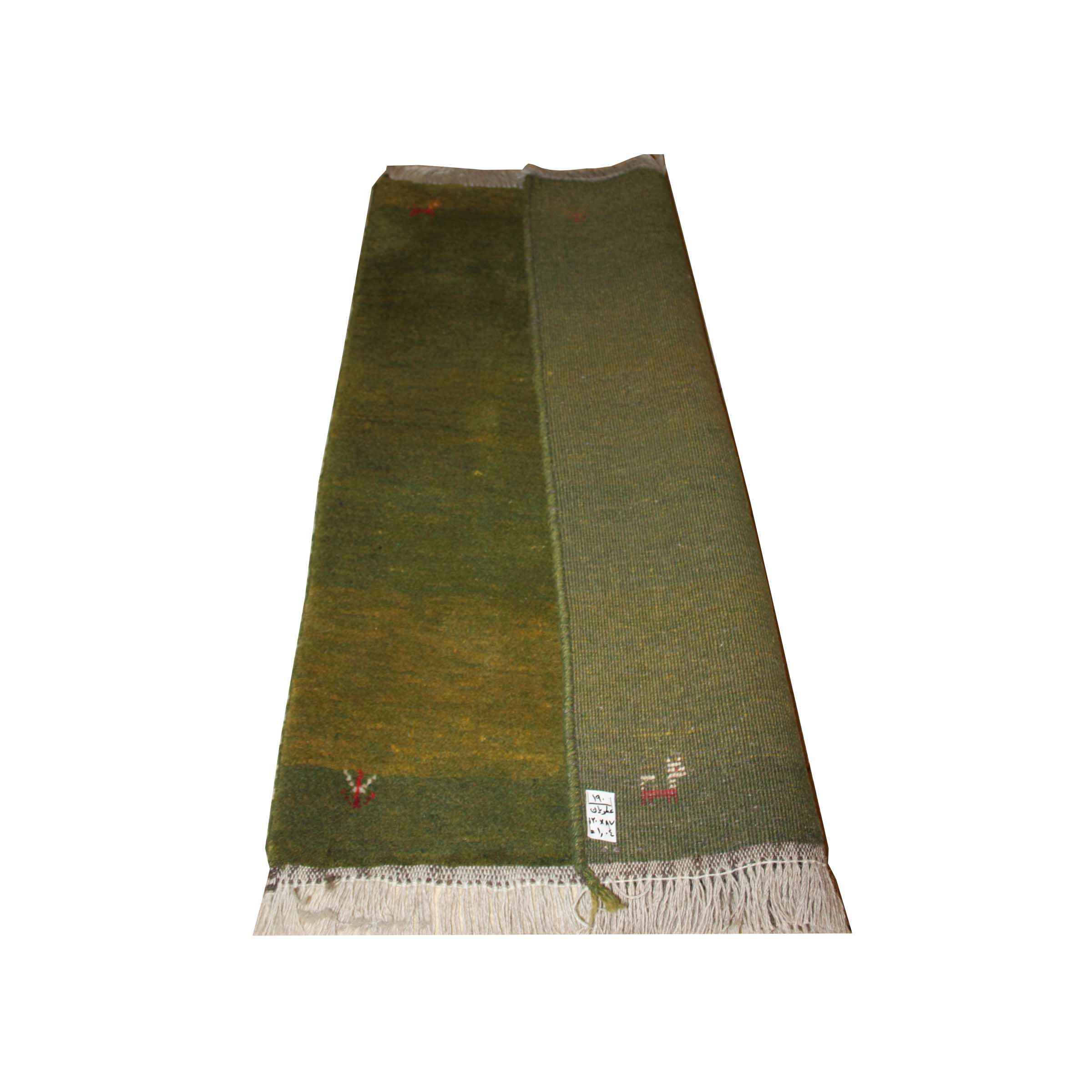 Echter persischer Gabbeh-Wollteppich handgewebt in Fars Baum-Motiven