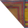 Original echter persischer Gabbeh-Wollteppich handgewebt gelb