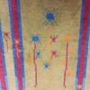 Original echter persischer Gabbeh-Wollteppich handgewebt gelb