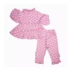 Baby Mädchen Langarm Herz Design Pyjama Set