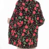 Persischer bestickter Manto für Frauen mit floralem Design