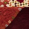 Original persischer Gabbeh-Wollteppich handgewebt in Fars braun floral
