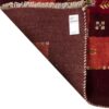 Original persischer Gabbeh-Wollteppich handgewebt in Fars braun floral