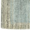 Original persischer Gabbeh-Wollteppich handgewebt in Fars mit Rand rosa