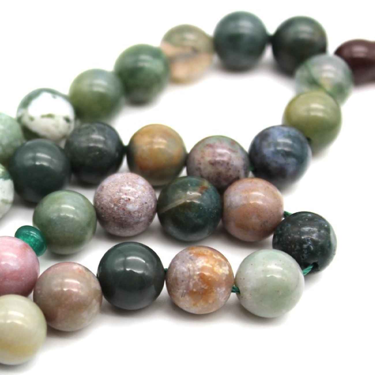 Islamischer Jaspis Rosenkranz mit 33 Gebetsperlen Tasbih gefertigt