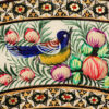 Persischer Holzspiegelrahmen – Khatamkari Spatzen- & Blumen-Design