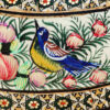 Persischer Holzspiegelrahmen – Khatamkari Spatzen- & Blumen-Design