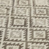 Authentischer persischer Woll Kelim Teppich handgewebt in Kerman floral orange