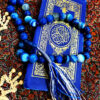 Islamischer Madagaskar-Achat Rosenkranz mit 33 Gebetsperlen Tasbih gefertigt