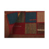 Persischer Patchwork-Kilim-Teppich handgewebt ziegelrot