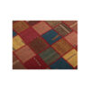 Persischer Patchwork-Kilim-Teppich handgewebt ziegelrot