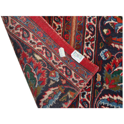 Vintage persischer handgeknüpfter Patchwork-Teppich paisley rot