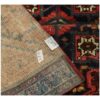 Vintage persischer handgeknüpfter Patchwork-Teppich braun