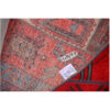 Vintage persischer handgeknüpfter Patchwork-Teppich rot