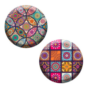 Persischer traditioneller Ansteckbutton mit aufwendigem Design (2 Stück)