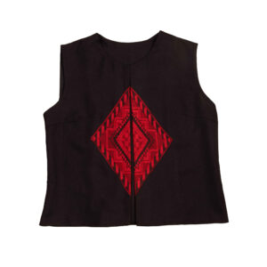 Bestickte Damenweste mit Balochi-Design