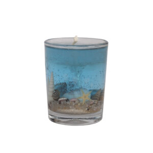 Duftkerze im Glas mit Ozean-Design – Perfekt für Geschenke und Dekoration