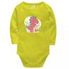 Set von 4 Lap Shoulder Baby Bodysuit mit Dinosaurier Design