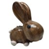 Dekorative Sitzende Kaninchen Figur für Wohnkultur – Niedliche Hasenskulptur