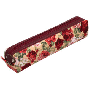 Bleistifttasche Floral Design mit Reißverschluss Kleine Größe