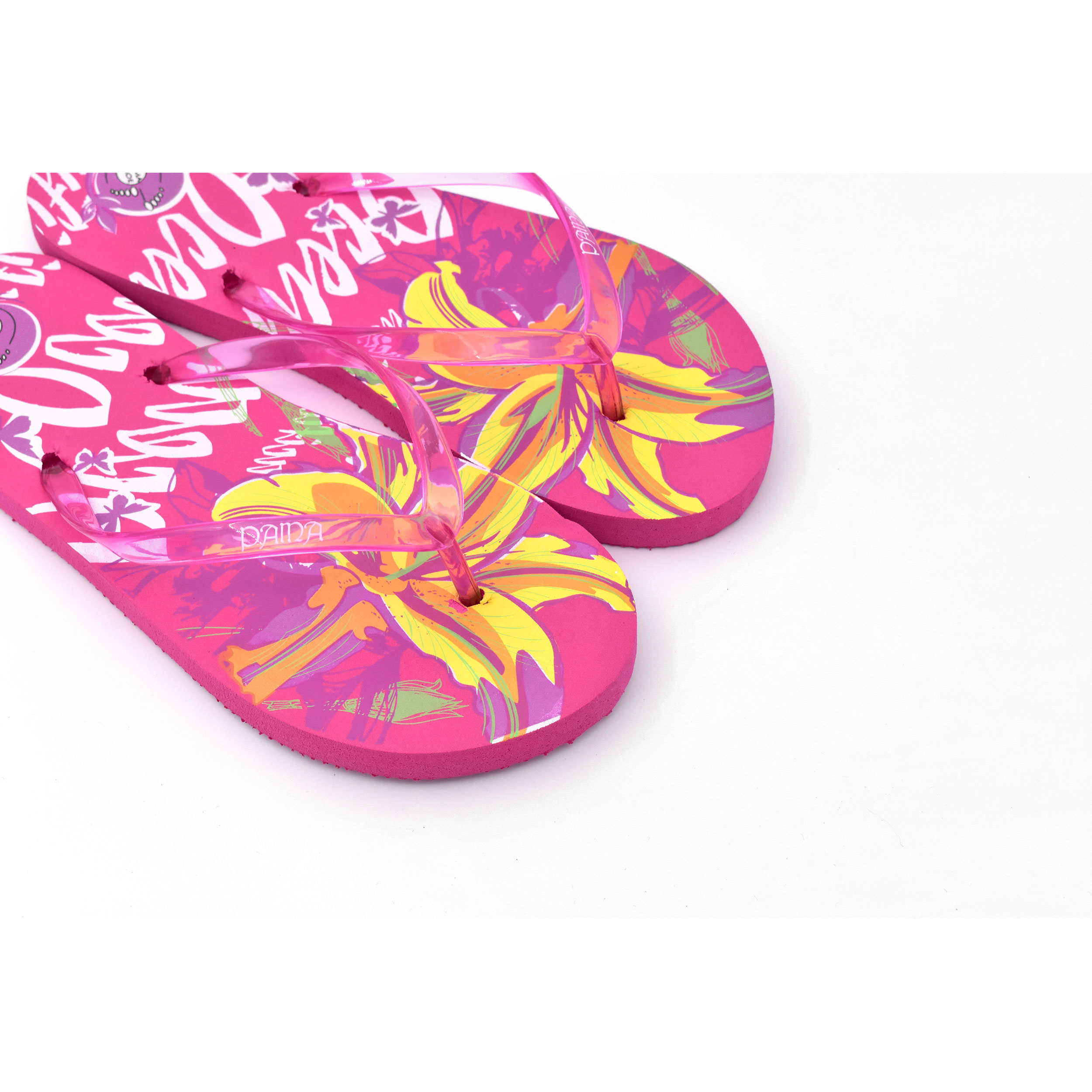 Flip Flop Flauschige Zehenschlappen für Damen Rosa