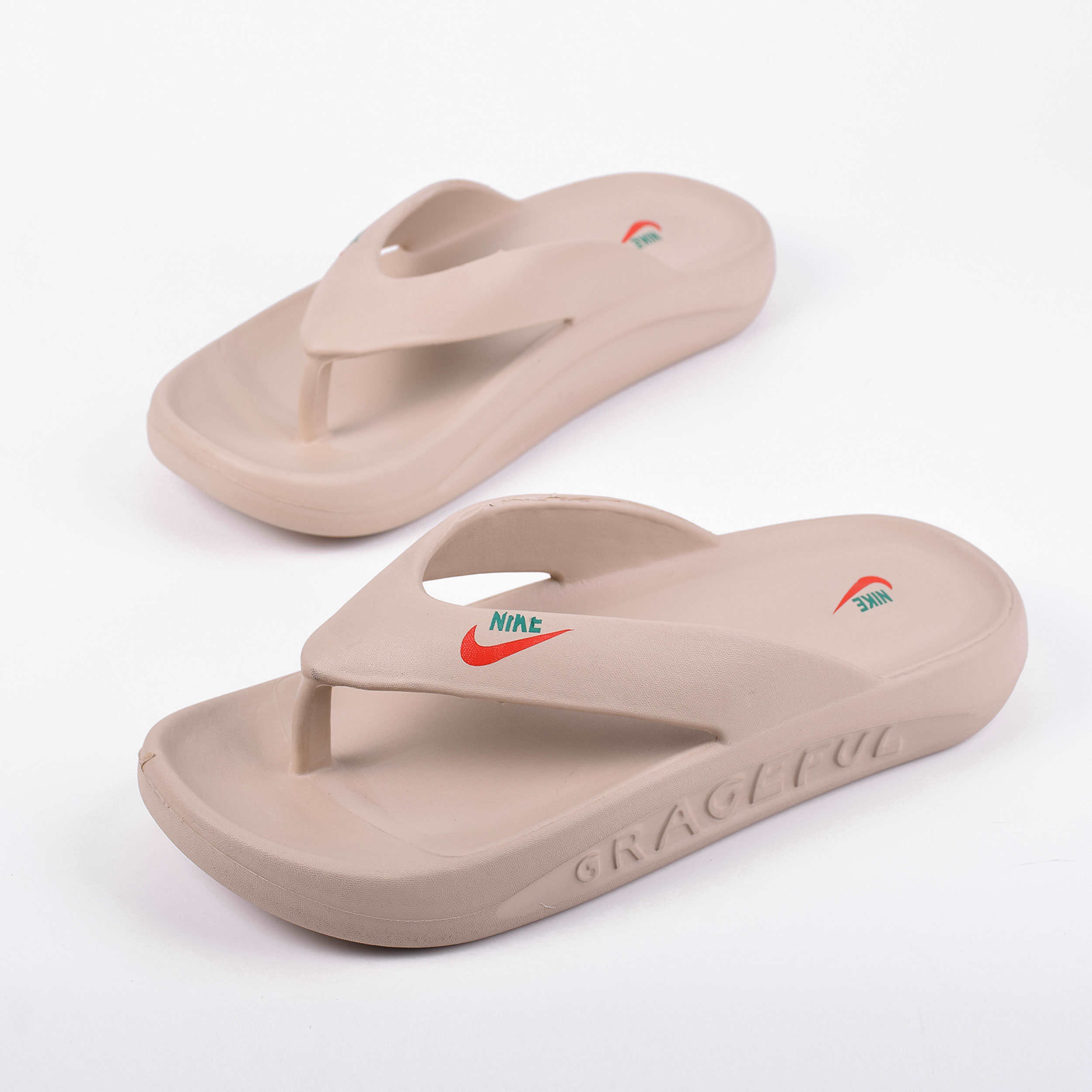 Flip Flop Zehenschlappen Rutschfest für Herren Hellrosa