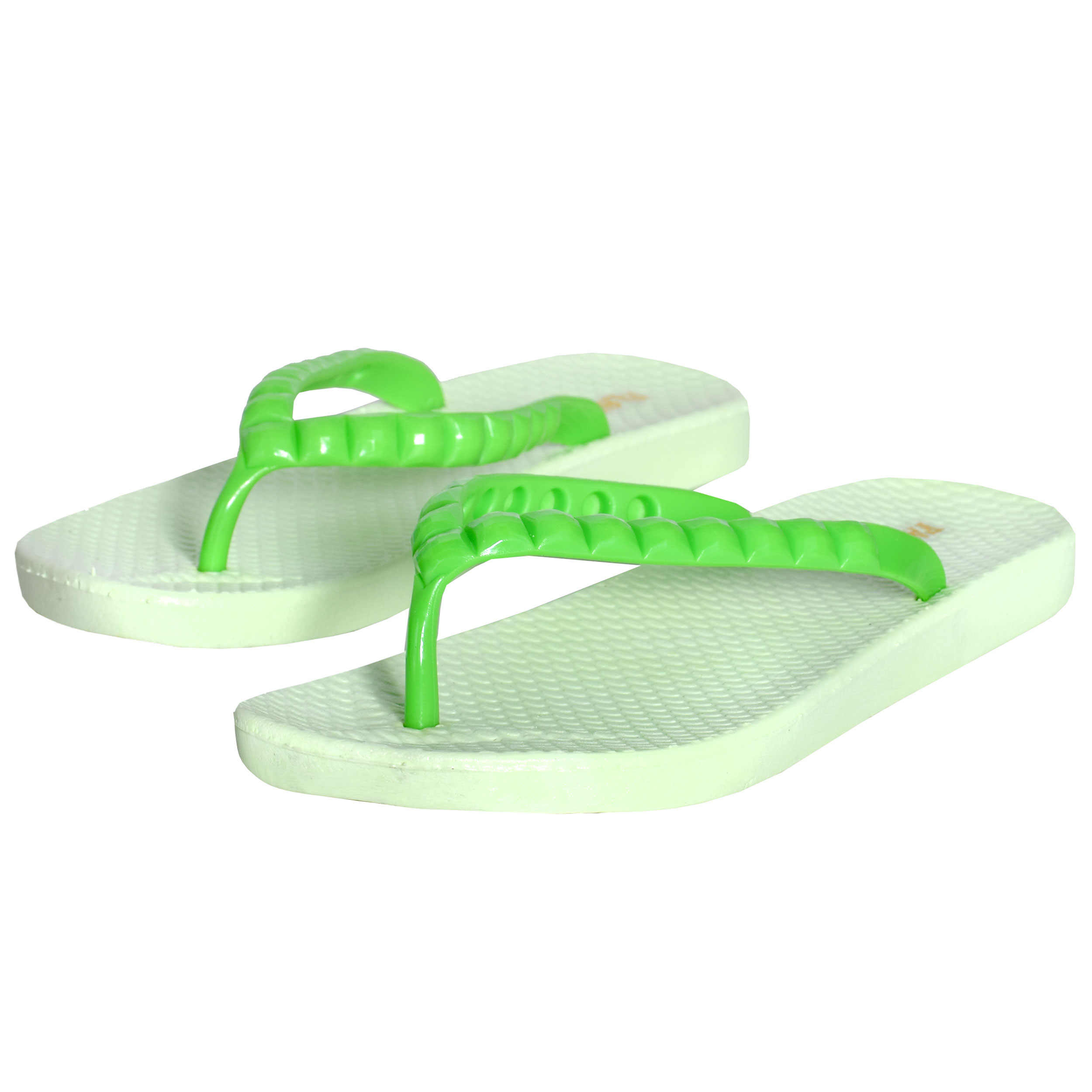 Flip Flop Zehenschlappen für Damen und Strand Hellgrün