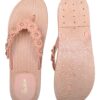 Flip Flop Zehenschlappen für Damen Rutschfest mit Blumenmuster