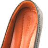 Damenschuhe aus Leder mit Schleife und hohen Absätzen